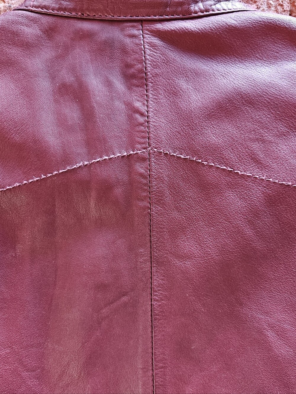 Black Rivet Leather Jacket - Picture 10 of 16